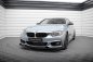 Preview: Maxton Street Pro Front Ansatz + Flaps BMW 4er Coupe / Gran Coupe / Cabrio M-Paket F32 / F36 / F33 schwarz Hochglanz BM4F32MPACKCNC-FD4BRB+FSF1-G