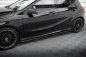 Preview: Maxton Seitenschweller Ansatz Mercedes-Benz A AMG-Line W176 Facelif schwarz Hochglanz ME-A-176F-AMGLINE-SD1-G