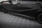 Preview: Maxton Street Pro Seitenschweller Ansatz + Flaps Mercedes-Benz A AMG-Line W176 Facelift schwarz Hochglanz MEA176FAMGLINECNC-SD1B+SF1-G