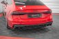 Preview: Maxton Mittlerer Diffusor Heck Ansatz für Audi S7 C8 schwarz Hochglanz AU-A7-C8-SLINE-RD1-G