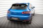 Preview: Maxton Mittlerer Diffusor Heck Ansatz für Porsche Macan Mk1 schwarz Hochglanz PO-MA-1-RD1-G