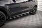 Preview: Maxton Seitenschweller Ansatz für V.2 für BMW X6 M-Paket F16 schwarz Hochglanz BM-X6-16-MPACK-SD2-G