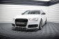 Preview: Maxton Front Ansatz V.1 Audi A4 Competition B8 Facelift schwarz Hochglanz AU-A4-B8F-COMP-FD1-G
