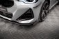 Preview: Maxton Front Flaps BMW 2 Coupe M-Paket / M240i G42 schwarz Hochglanz BM242MPACKCNC-FSF1-G