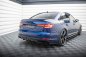 Preview: Maxton Heck Ansatz Flaps Diffusor für Audi A4 Competition B9  schwarz Hochglanz AU-A4-B9-COMP-RSD1-G