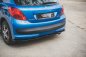 Preview: Maxton Heck Ansatz Flaps Diffusor für Peugeot 207 Sport schwarz Hochglanz PE-207-SPORT-RSD1-G