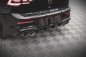Preview: Maxton Diffusor Heck Ansatz V.2 für Volkswagen Golf R Mk8 schwarz Hochglanz VW-GO-8-R-RS2-G