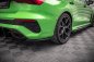 Preview: Maxton Street Pro Heck Ansatz Flaps Diffusor +Flaps für Audi RS3 Limousine 8Y schwarz Hochglanz AURS38YSCNC-RSD1BRB+RSF1-G
