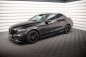 Preview: Maxton Seitenschweller Ansatz für Mercedes-Benz C43 / C AMG-Line Limousine W205 Facelift schwarz Hochglanz ME-C-205F-AMGLINE-SD1-G