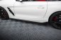 Preview: Maxton Seitenschweller Ansatz BMW Z4 M40i / M-Paket G29 Facelift schwarz Hochglanz BM-Z4-29F-M-SD1-G
