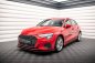 Preview: Maxton Street Pro Front Ansatz für +Flaps für + Flaps Audi A3 8Y schwarz Hochglanz AUA38YCNC-FD1BRB+FSF1-G