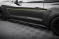 Preview: Maxton Street Pro Seitenschweller Ansatz + Flaps Ford Mustang GT Mk6 schwarz Hochglanz FOMU6GTCNC-SD1BRB+SF1-G