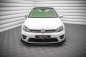 Preview: Maxton Street Pro Front Ansatz +Flaps für V.1 + Flaps Volkswagen Golf R Mk7 schwarz Hochglanz VWGO7RCNC-FD1BRB+FSF1-G