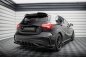 Preview: Maxton Street Pro Heck Ansatz Flaps Diffusor + Flaps Mercedes-Benz A AMG-Line W176 Facelift schwarz Hochglanz MEA176FAMGLINECNC-RS1B+BRBI+RSF1-G