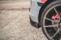 Preview: Maxton Heck Ansatz Flaps Diffusor V.2 für Ford FIesta Mk8 ST schwarz Hochglanz FO-FI-8-ST-RSD2-G