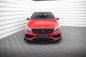 Preview: Maxton Street Pro Front Ansatz + Flaps Mercedes-Benz A 45 AMG Aero W176 Facelift schwarz Hochglanz MEA176FAEROCNC-FD1B+FSF1-G