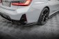 Preview: Maxton Heck Ansatz Flaps Diffusor für BMW M340i G20 / G21 Facelift schwarz Hochglanz BM-3-20F-M-RSD1-G
