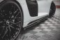 Preview: Maxton Seitenschweller Ansatz für Audi R8 Mk2 Facelift schwarz Hochglanz AU-R8-2F-SD1-G