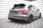 Preview: Maxton Spoiler CAP für Audi S3 / A3 S-Line Sportback 8V Facelift schwarz Hochglanz AU-S3-3F-SB-CAP1-G