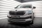 Preview: Maxton Front Ansatz für Skoda Karoq Sportline Mk1 Facelift schwarz Hochglanz SK-KA-1F-SL-FD1G+FD1R-G