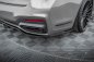 Preview: Maxton Mittlerer Cup Diffusor Heck Ansatz V.2 BMW 7 M-Paket G11 / G12 Facelift schwarz Hochglanz BM-7-11F-MPACK-RD3G+RD4-G