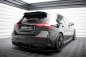 Preview: Maxton Street Pro Heck Ansatz Flaps Diffusor + Flaps Mercedes-AMG A35 Hatchback W177 schwarz Hochglanz MEA177F35CNC-RSD1BRB+RSF1-G