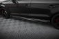 Preview: Maxton Street Pro Seitenschweller Ansatz V.1 + Flaps Audi RS3 Limousine 8V Facelift schwarz Hochglanz AURS38VFSCNC-SD1BRB+SF1-G