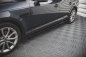 Preview: Maxton Seitenschweller Ansatz für Audi A4 Avant B9 schwarz Hochglanz AU-A4-B9-AV-SD1-G