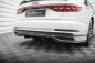 Preview: Maxton Mittlerer Diffusor Heck Ansatz DTM Look für Audi A8 S-Line D5 schwarz Hochglanz AU-A8-D5-SLINE-RD1G+RD2-G