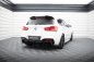 Preview: Maxton Heck Ansatz Flaps Diffusor V.5 (heckansatz v.3) BMW 1er M-Paket / M140i F20 Facelift schwarz Hochglanz BM-1-F20F-M-RSD5-G