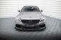 Preview: Maxton Street Pro Front Ansatz + Flaps Mercedes-AMG C63 Limousine / Kombi W205 Facelift schwarz Hochglanz MEC205F63CNC-FD1B+FSF1-G