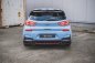 Preview: Maxton Mittlerer Diffusor Heck Ansatz DTM Look für Hyundai I30 N Mk3 Hatchback schwarz Hochglanz HY-I30-3-N-RD1G+RD2-G