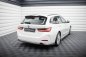 Preview: Maxton Mittlerer Cup Diffusor Heck Ansatz BMW 3er Limousine / Touring G20 / G21 Facelift schwarz Hochglanz BM-3-21F-RD1-G