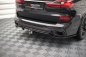 Preview: Maxton Mittlerer Diffusor Heck Ansatz DTM Look für BMW X7 M G07 schwarz Hochglanz BM-X7-07-M-RD1G+RD2-G