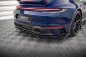 Preview: Maxton Mittlerer Diffusor Heck Ansatz DTM Look für V.2 Porsche 911 Carrera Aero 992 schwarz Hochglanz PO-911-992-CA-AERO-RD2G+RD3-G
