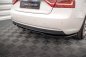 Preview: Maxton Mittlerer Diffusor Heck Ansatz DTM Look für Audi A5 Coupe 8T Facelift schwarz Hochglanz AU-A5-1F-RD1G+RSD1-G