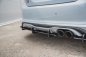 Preview: Maxton Racing Diffusor Heck Ansatz +Flaps für Ford Fiesta Mk8 ST schwarz Hochglanz FOFI8STCNC-RS1BRB+RSF1-G