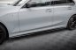 Preview: Maxton Seitenschweller Ansatz für BMW 3er M340i / M-Paket G20 / G20 Facelift schwarz Hochglanz BM-3-G20F-MPACK-SD1-G