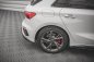 Preview: Maxton Heck Ansatz Flaps Diffusor V.2 für Audi S3 Sportback 8Y schwarz Hochglanz AU-A3-8Y-SLINE-RSD2-G