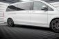 Preview: Maxton Seitenschweller Ansatz für Mercedes-Benz V-Klasse Extra Long AMG-Line W447 Facelift schwarz Hochglanz ME-V-447F-AMGLINE-XL-SD1A+B+C-G