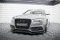 Preview: Maxton Front Ansatz V.4 Audi S5 / A5 S-Line Coupe / Sportback 8T Facelift schwarz Hochglanz AU-S5-1F-FD2-G