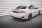 Preview: Maxton Heck Ansatz Flaps Diffusor für BMW 3er G20 / G21 schwarz Hochglanz BM-3-20-RSD1-G