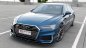 Preview: Maxton Front Ansatz V.2 für Audi A6 S-Line / S6 C8  schwarz Hochglanz AU-A6-C8-SLINE-FD2-G
