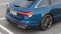 Preview: Maxton Mittlerer Diffusor Heck Ansatz für Audi A6 S-Line Avant C8 schwarz Hochglanz AU-A6-C8-SLINE-RD1-G