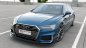 Preview: Maxton Front Ansatz V.1 für Audi A6 S-Line / S6 C8  schwarz Hochglanz AU-A6-C8-SLINE-FD1-G