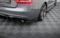 Preview: Maxton Heck Ansatz Flaps Diffusor Audi S5 / A5 S-Line Coupe 8T Facelift schwarz Hochglanz AU-S5-1F-RSD2-G
