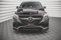 Preview: Maxton Front Ansatz V.1 für Mercedes-Benz GLE 63 AMG C292 schwarz Hochglanz ME-GLE-C292-AMG-FD1-G
