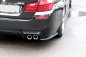 Preview: Maxton Heck Ansatz Flaps Diffusor für BMW M5 F10 schwarz Hochglanz BM-5-10-M-RSD1-G