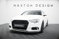 Preview: Maxton Front Ansatz Audi A3 Limousine 8V Facelift schwarz Hochglanz AU-A3-8VF-S-FD1-G