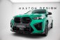 Preview: Maxton Front Ansatz V.1 BMW X6 M F96 Facelift schwarz Hochglanz BM-X6-F96F-M-FD1-G